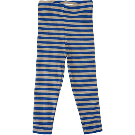 THE NEW Siblings Monaco Blue Finn Rib Leggings