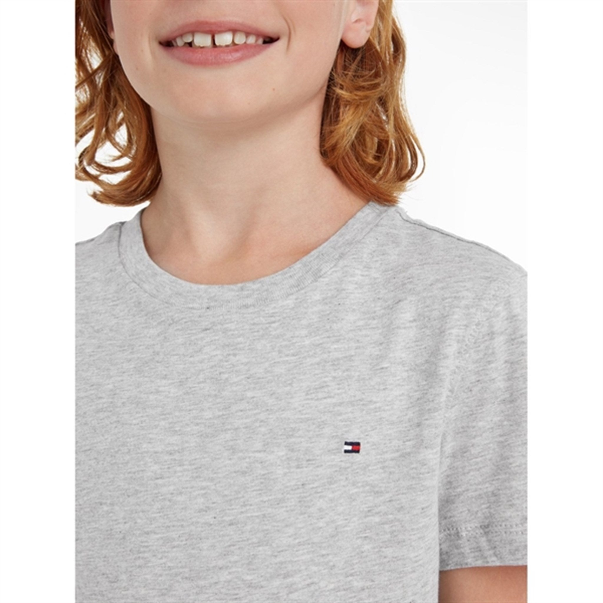 Tommy Hilfiger Boy Basic T-Shirt CN Grey Heather 3