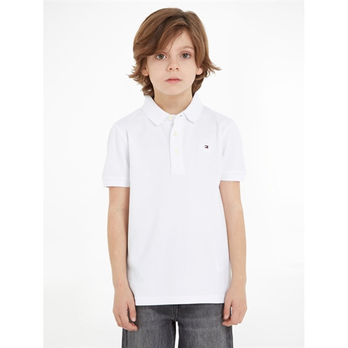 Tommy Hilfiger Boy Tommy Polo T-Shirt Bright White