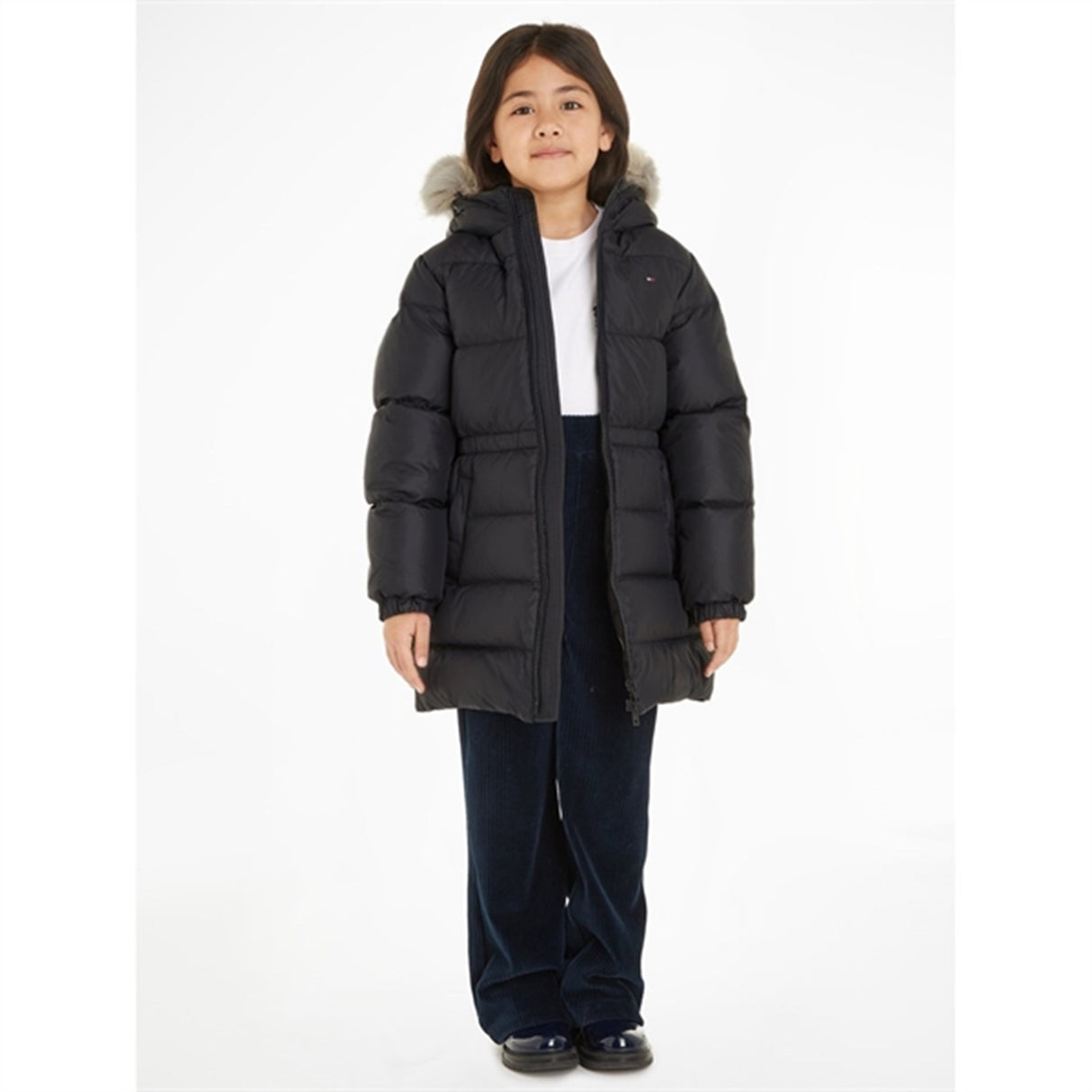 Tommy Hilfiger Long Waisted Down Jacket Black 4