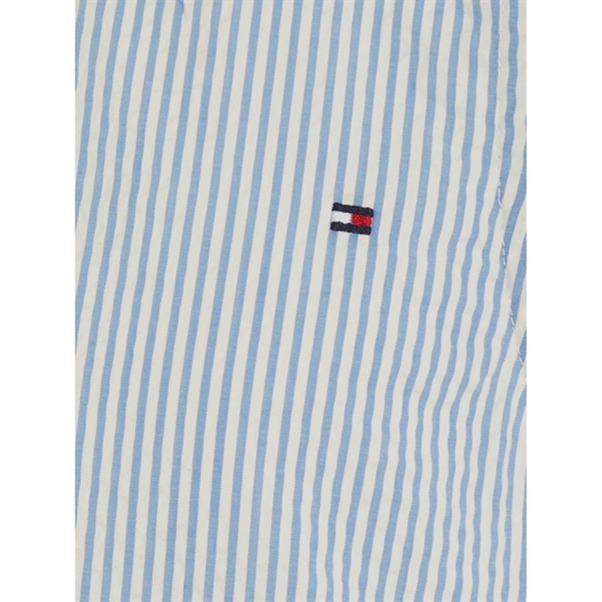 Tommy Hilfiger Seersucker Striped Ruffle Kjole Blue Spell Stripe 5