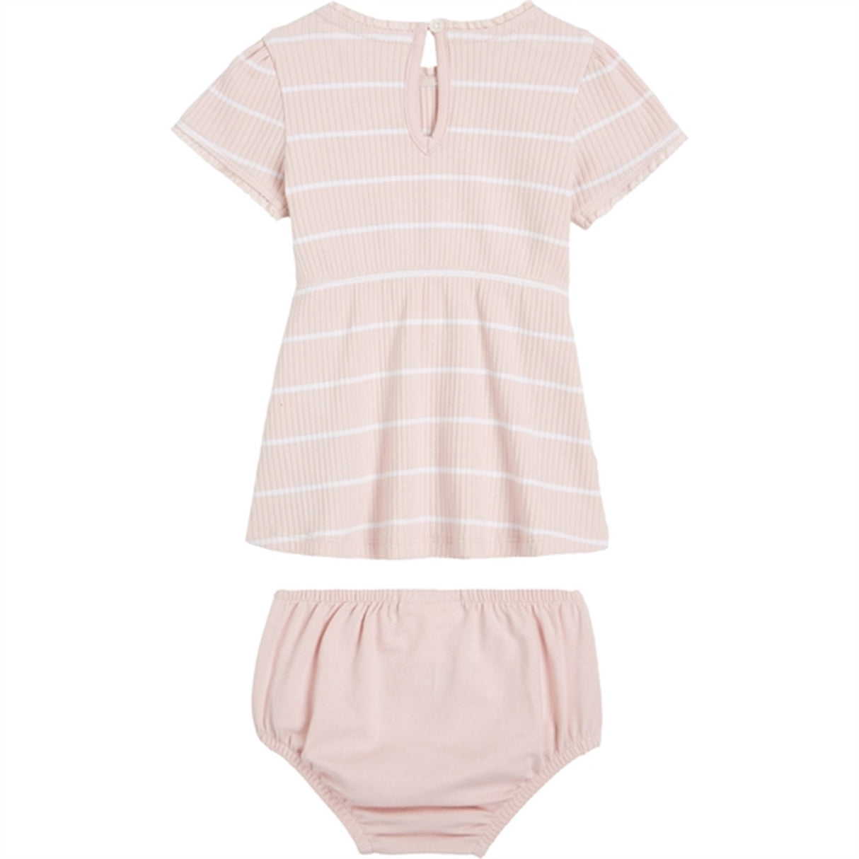 Tommy Hilfiger Baby Striped Rib Dress Whimsy Pink / White Stripe