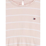 Tommy Hilfiger Baby Striped Rib Dress Whimsy Pink / White Stripe