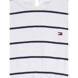 Tommy Hilfiger Baby Striped Rib Dress White / Desert Sky Stripe 2