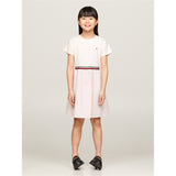 Tommy Hilfiger Gingham Combi Dress Whimsy Pink Check