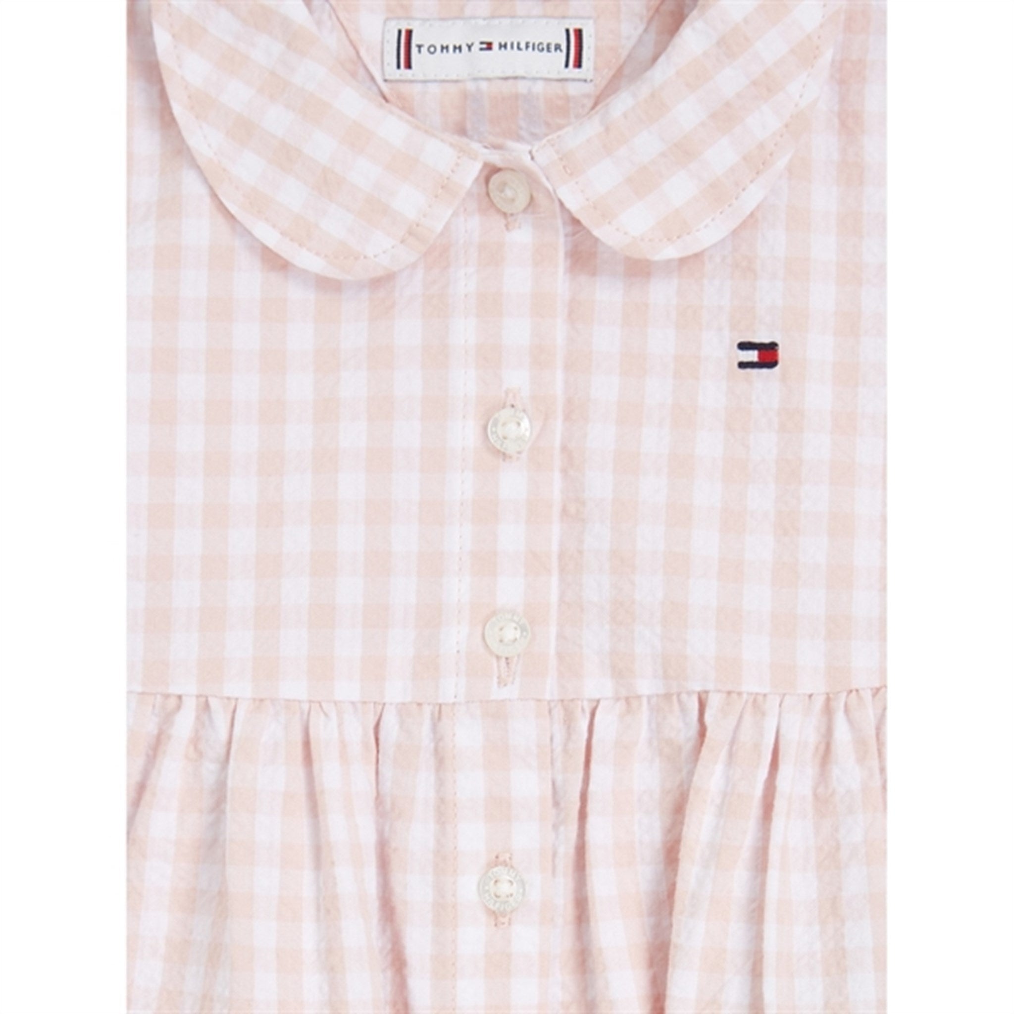 Tommy Hilfiger Baby Gingham Dress White / Pink Check 2