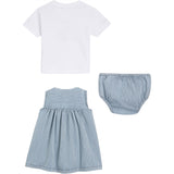 Tommy Hilfiger Baby Striped Dress Set Denimstripe