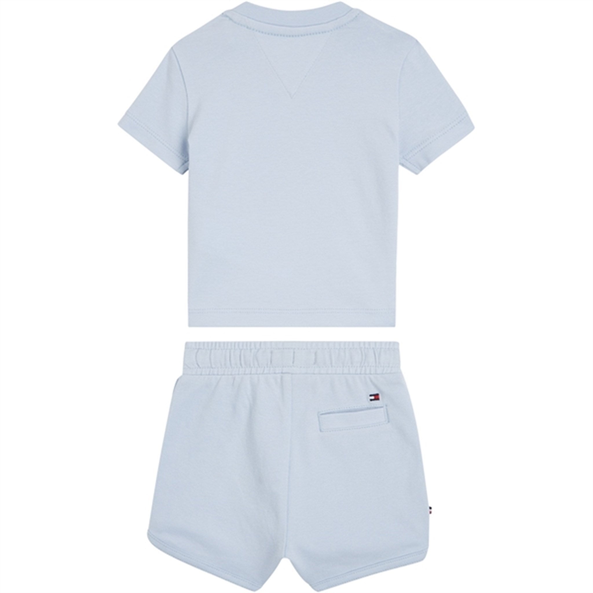Tommy Hilfiger Baby Th Logo Shorts Set Breezy Blue 3