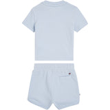 Tommy Hilfiger Baby Th Logo Shorts Set Breezy Blue 3