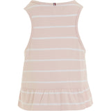 Tommy Hilfiger Peplum Stripe Blouse Whimsy Pink Stripe 5