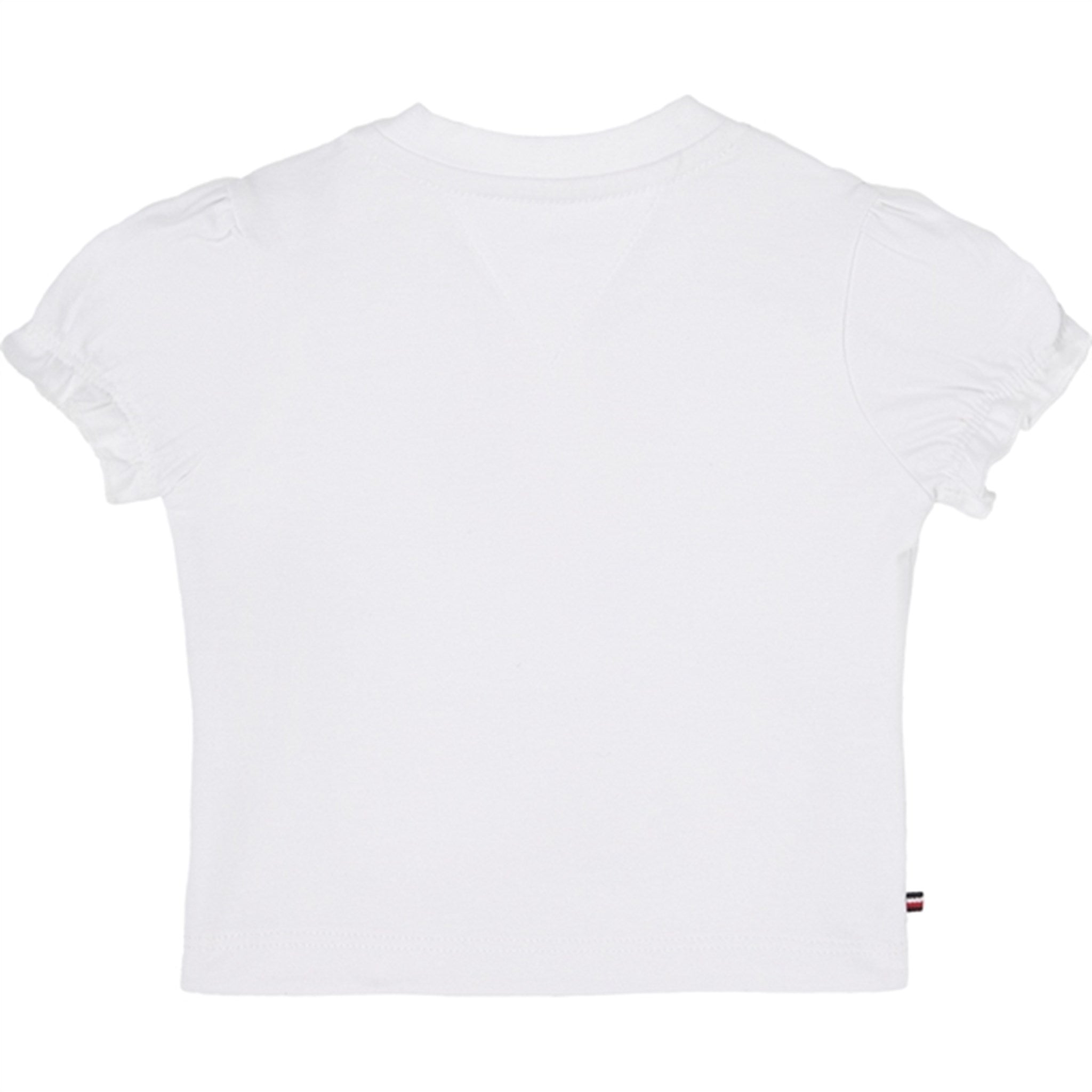 Tommy Hilfiger Baby Ruffle Gingham Flag T-Shirt White 3