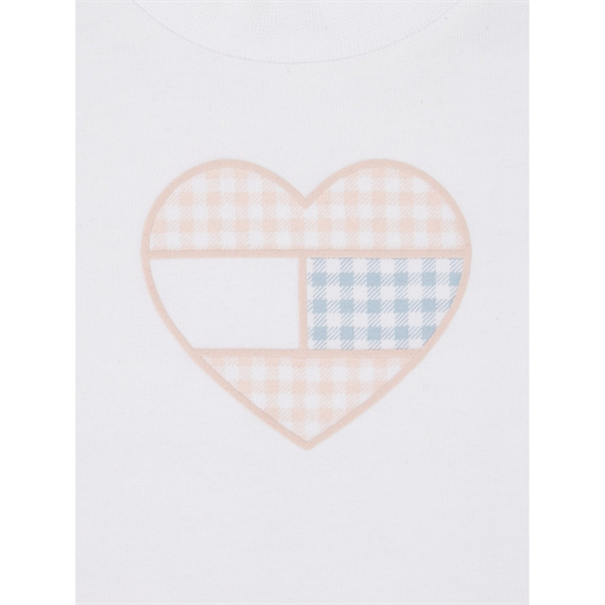 Tommy Hilfiger Baby Ruffle Gingham Flag T-Shirt White 2