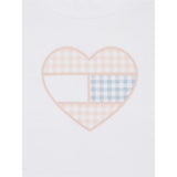 Tommy Hilfiger Baby Ruffle Gingham Flag T-Shirt White 2