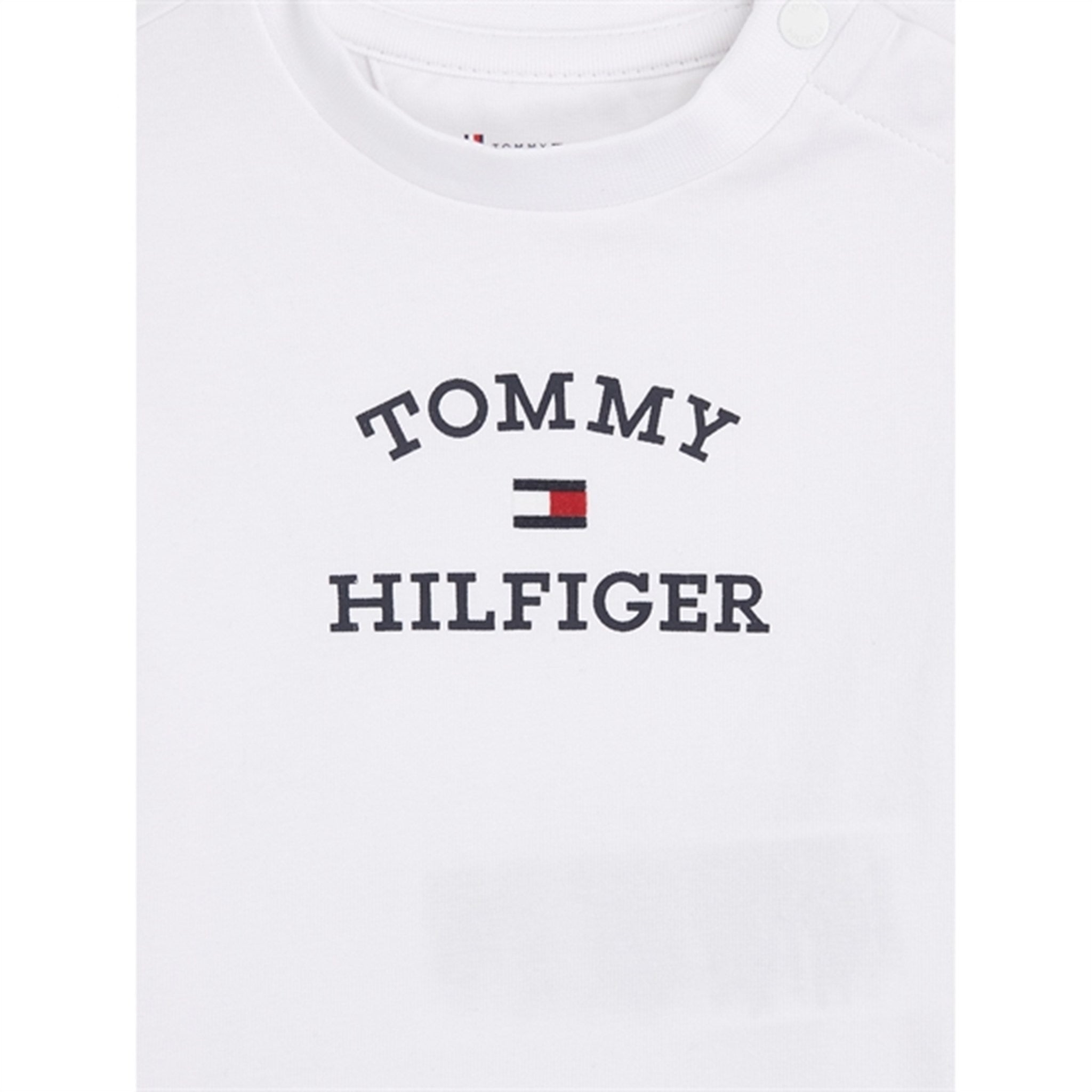 Tommy Hilfiger Baby Th Logo Shorts Set White 2