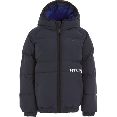 Tommy Hilfiger Logo Quilted Jacket Desert Sky