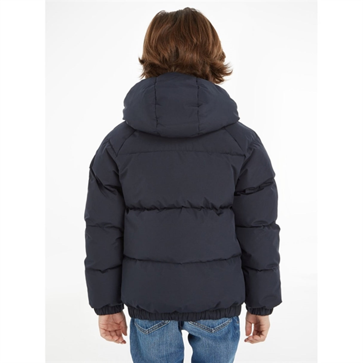 Tommy Hilfiger Logo Quilted Jacket Desert Sky 3