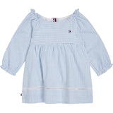 Tommy Hilfiger Baby Ithaca LS Dress Copenhagen Blue / White