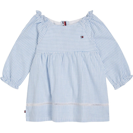 Tommy Hilfiger Baby Ithaca LS Dress Copenhagen Blue / White