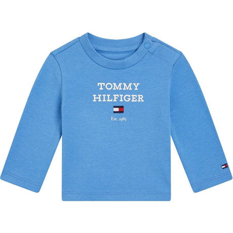 Tommy Hilfiger Baby Th Logo Blouse Blue Spell
