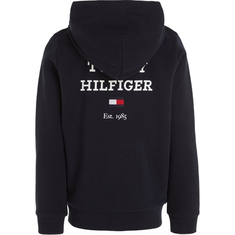 Tommy Hilfiger Th Logo Full Zip Hoodie Desert Sky 2