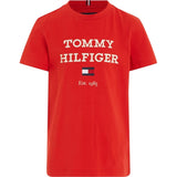 Tommy Hilfiger Th Logo T-shirt Fierce Red