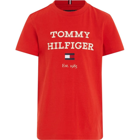 Tommy Hilfiger Th Logo T-shirt Fierce Red