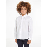 Tommy Hilfiger Solid Waffle Shirt White 5