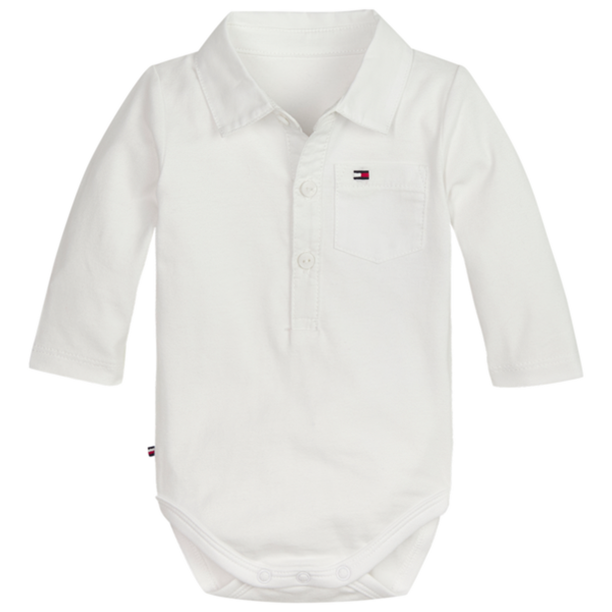 Tommy Hilfiger Baby Boy Poplin L/S Body Bright White