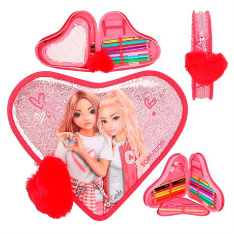 TOPModel Pencil Case Heartshaped One Love