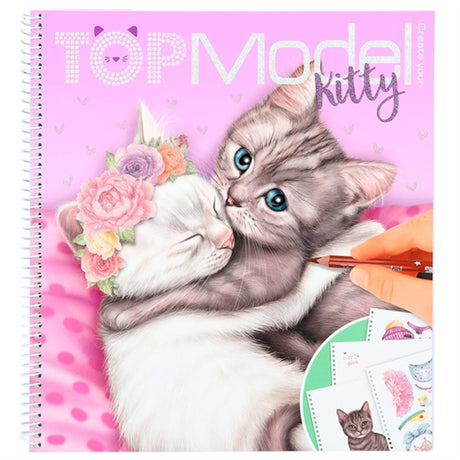 TOPModel Kitty Colouring Book