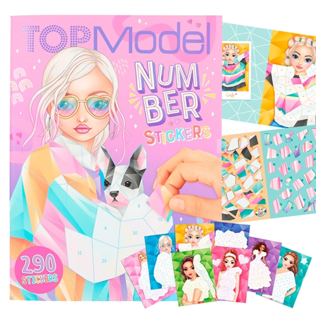 TOPModel Number Sticker Fantasy