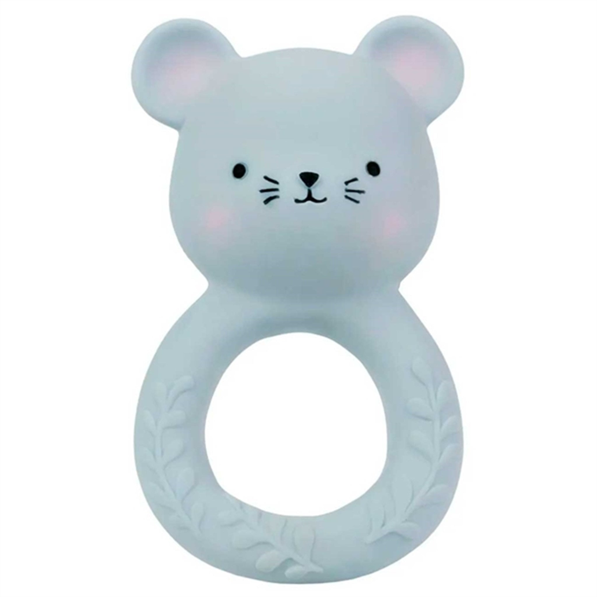 A Little Lovely Company Teether Ring Mouse