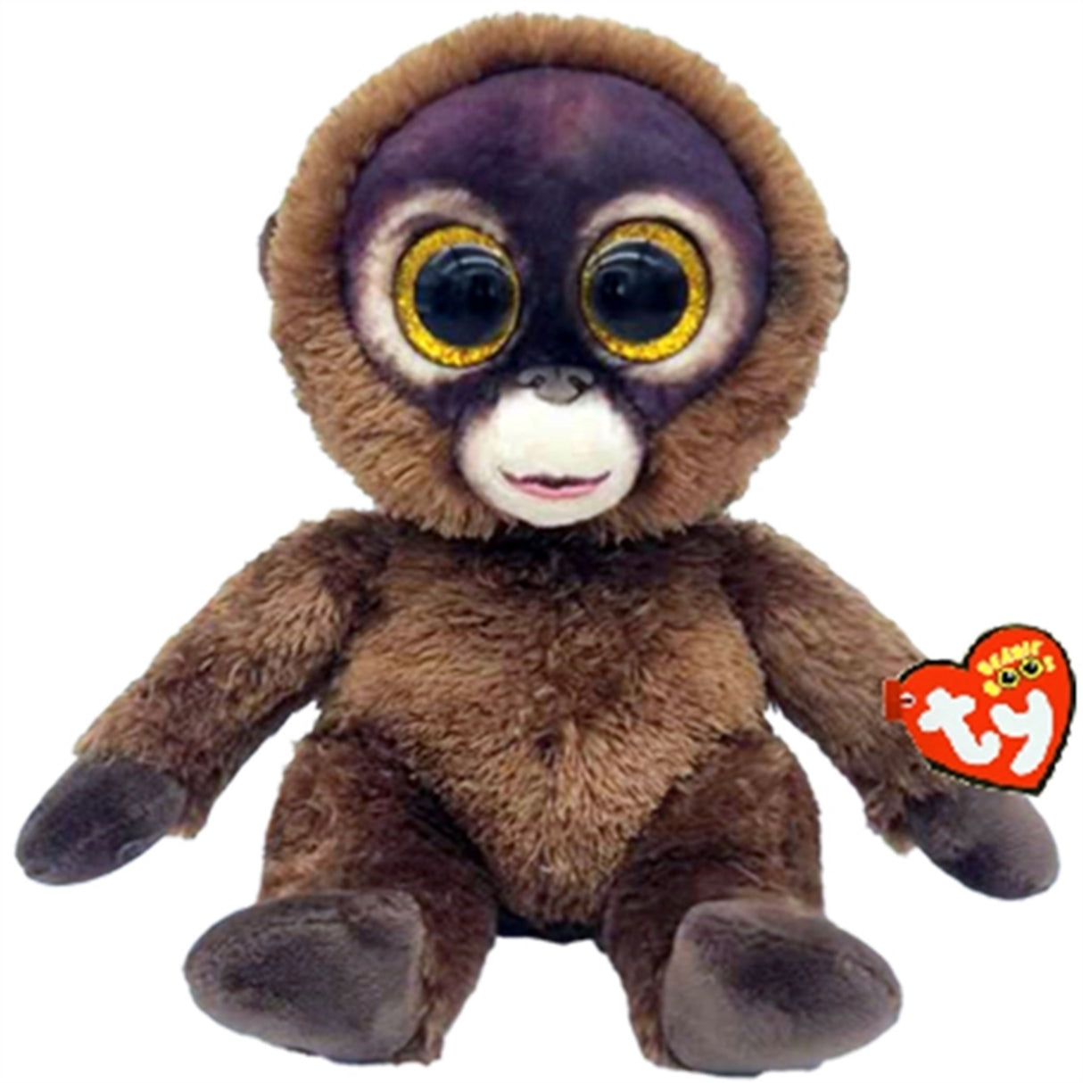 TY Beanie Boos Chessie - Brown Monkey Reg