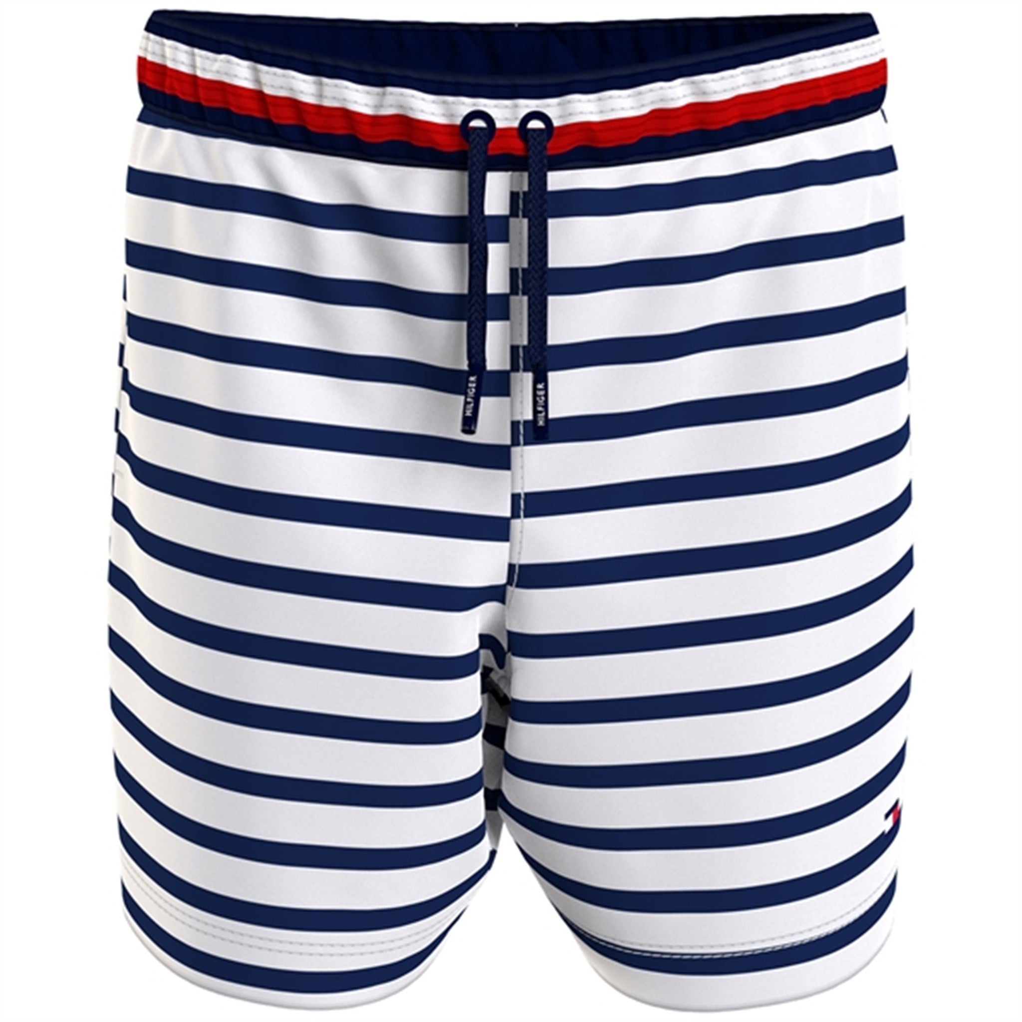 Tommy Hilfiger Medium Drawstring Print Swim Shorts Breton Stripe Navy