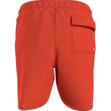 Tommy Hilfiger Medium Drawstring Swim Shorts Deep Orange 4