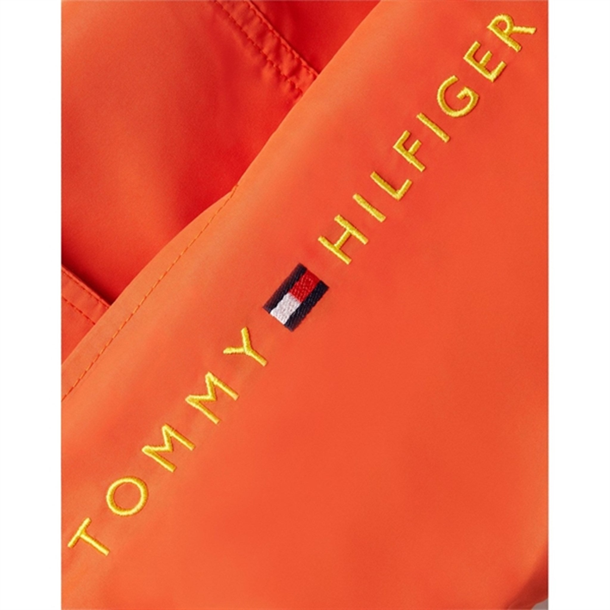 Tommy Hilfiger Medium Drawstring Swim Shorts Deep Orange 2
