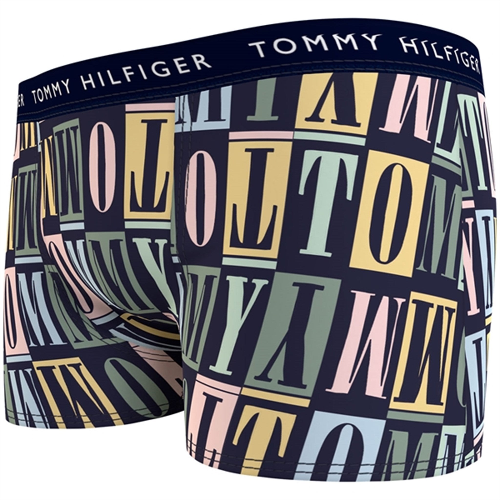 Tommy Hilfiger Boxershorts 3-pack Type Prnt/Twi Navy/Minty 2