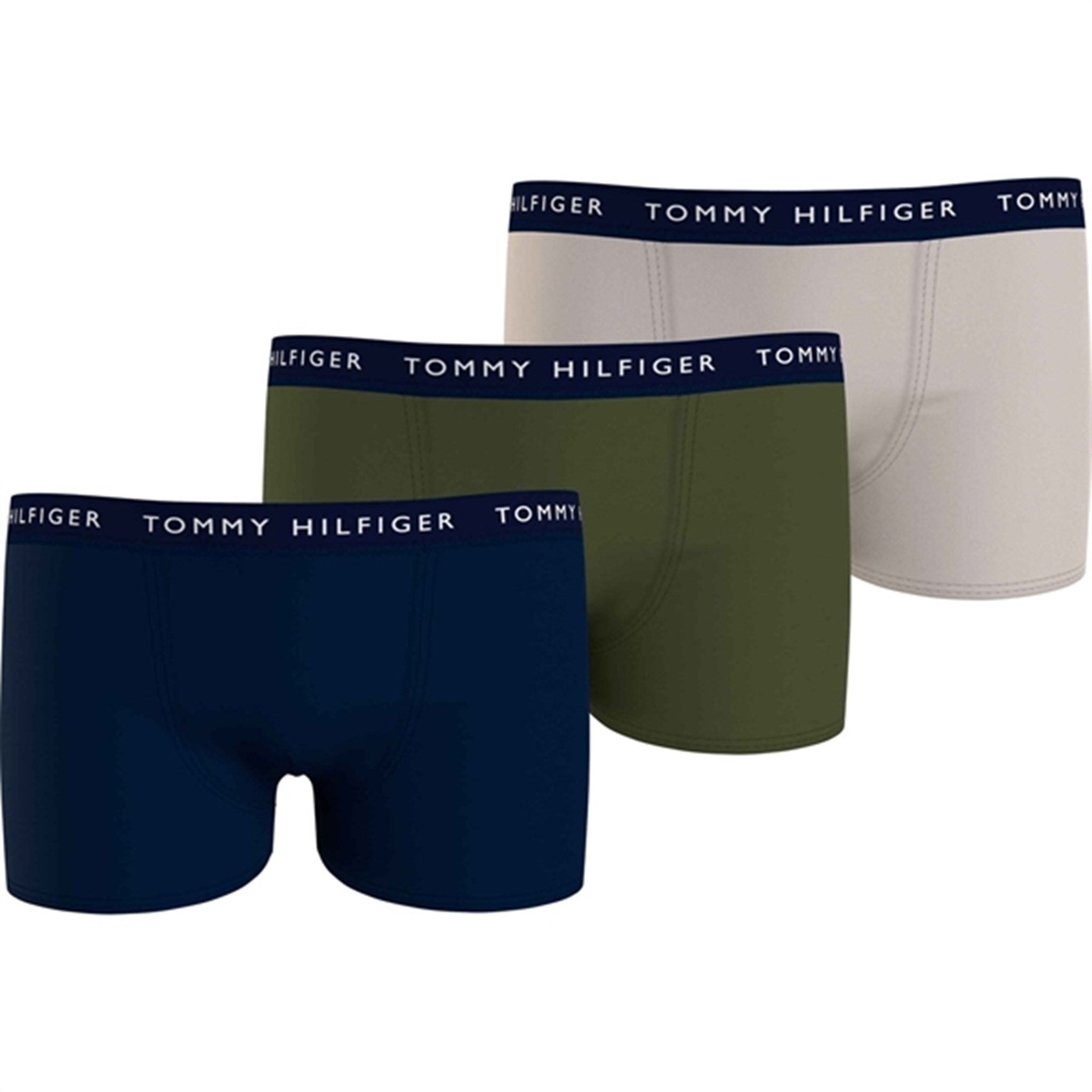 Tommy Hilfiger Trunks 3-Pack Desert Sk/ Put Green/ Cash Creme