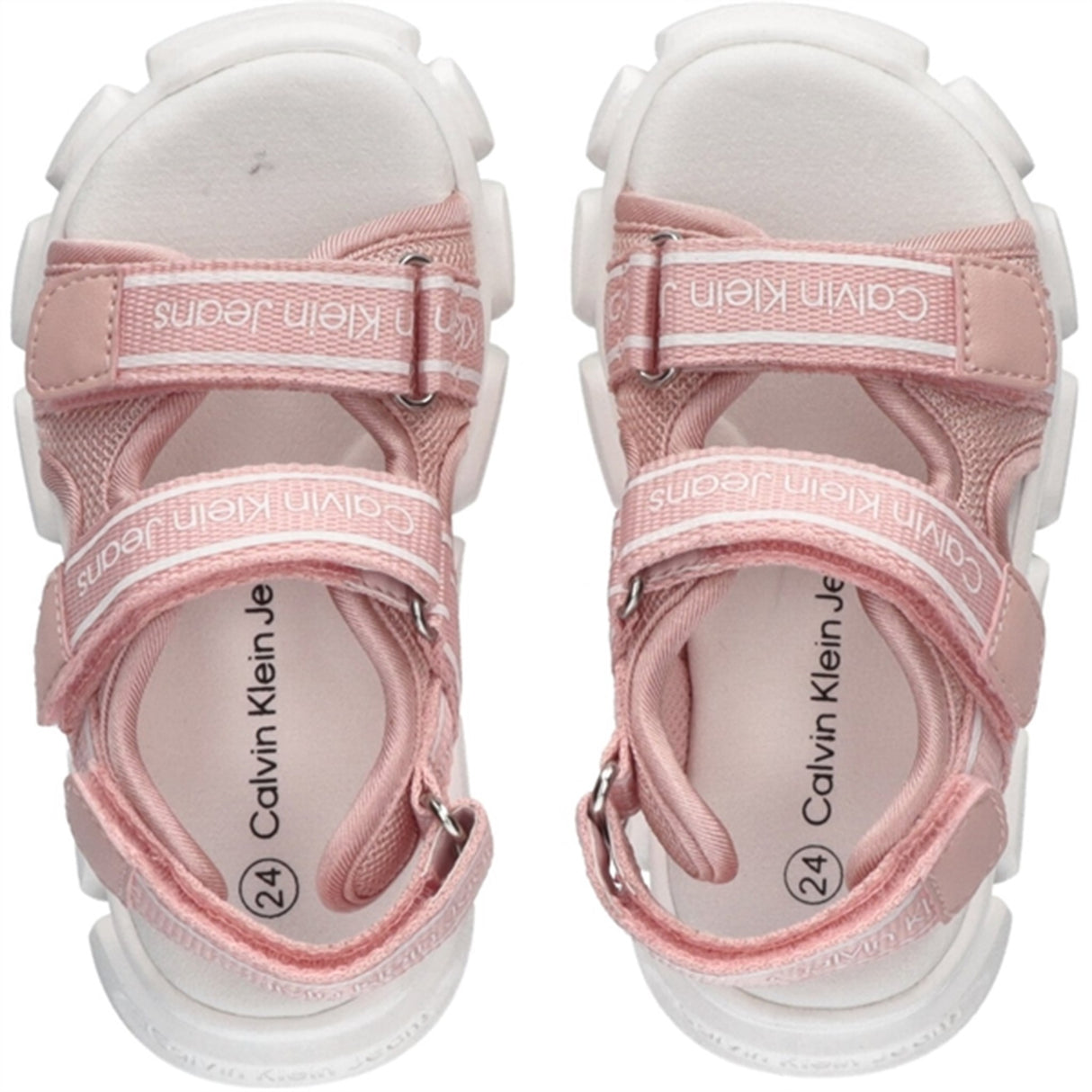 Calvin Klein Velcro Sandal Pink 4