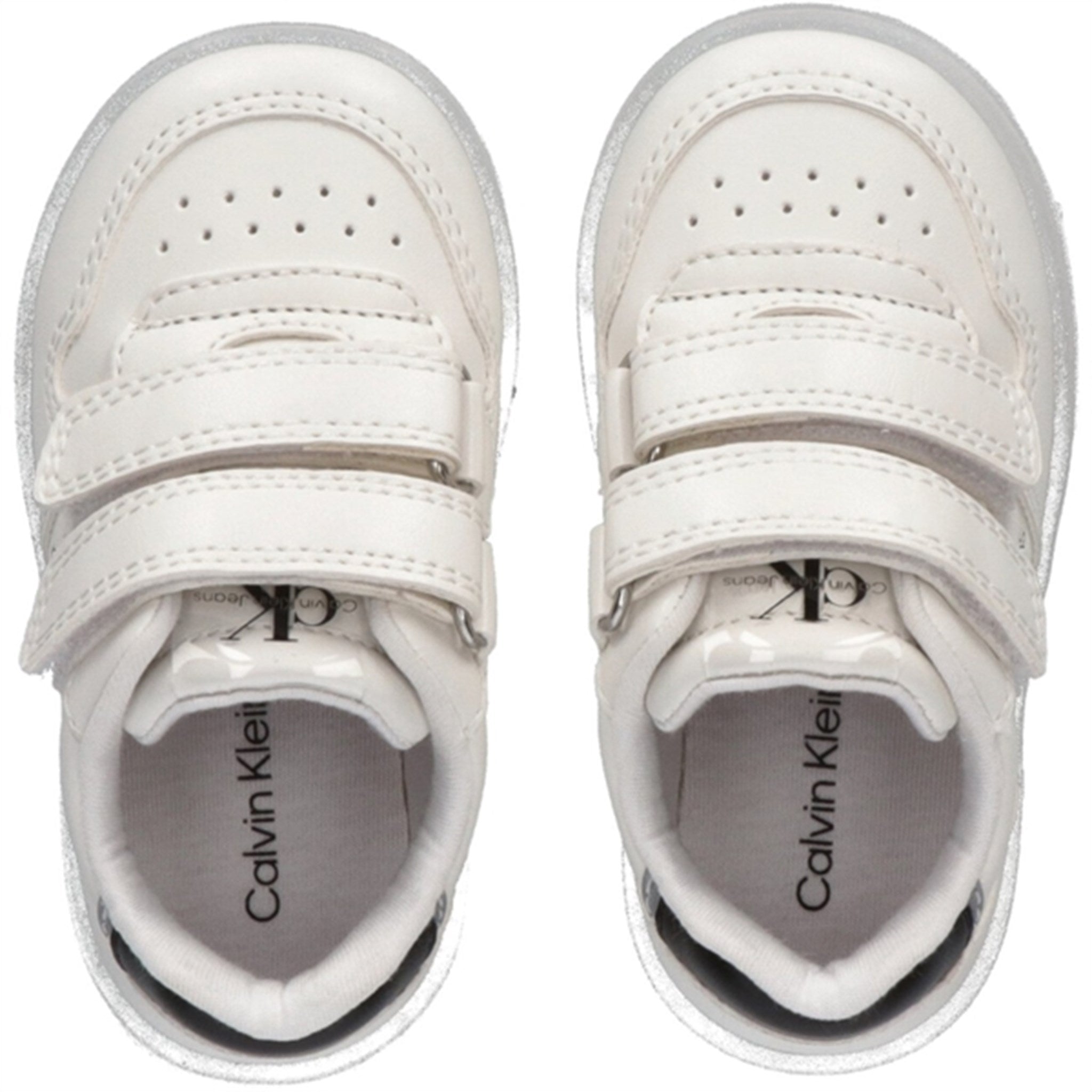 Calvin Klein Low Cut Velcro Sneakers White