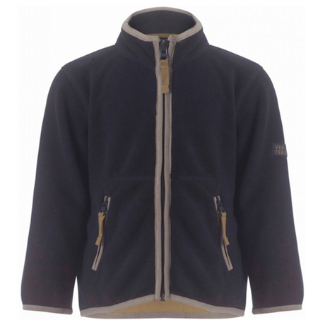 Ver de Terre Doubleface Fleece Jakke Navy/Mocca