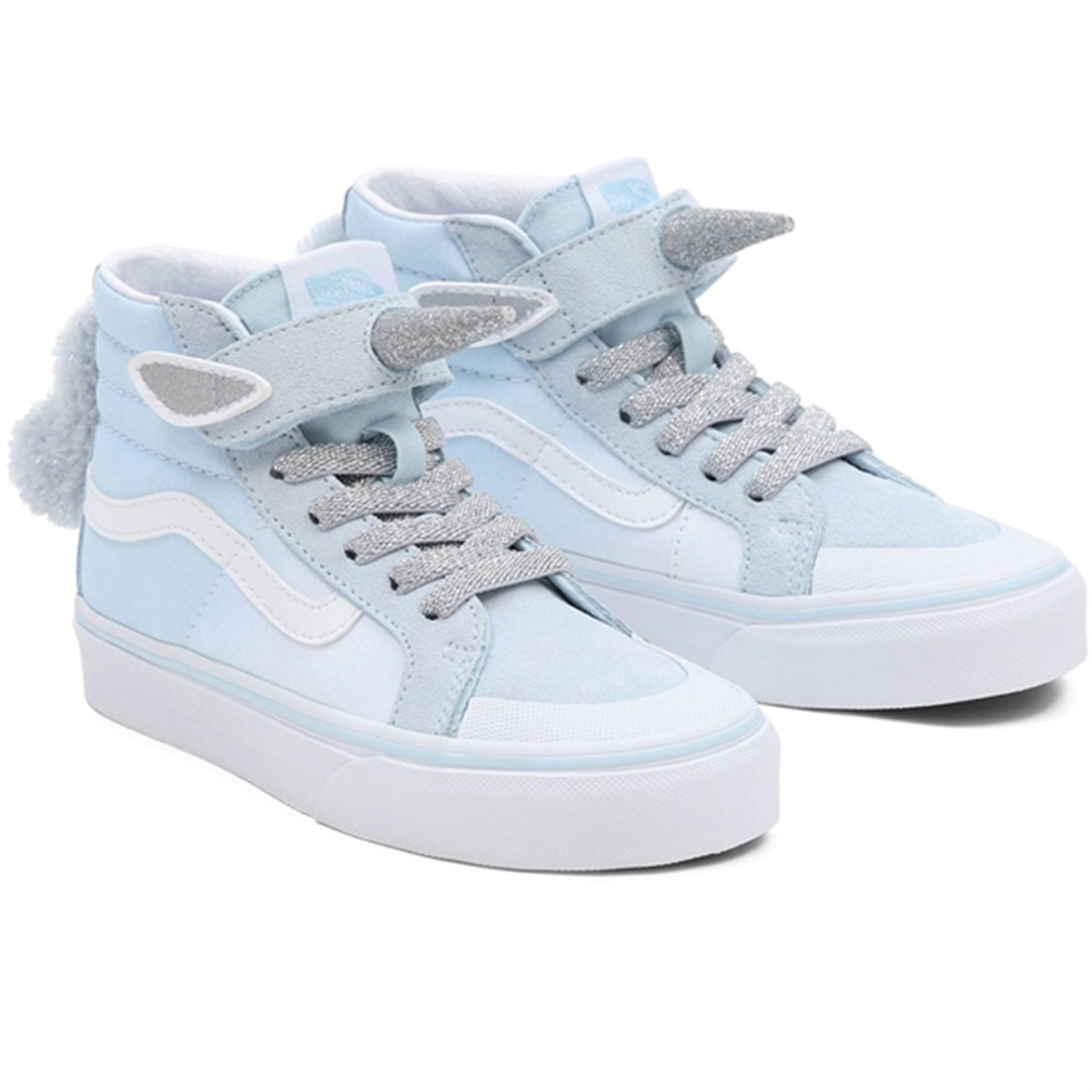 VANS SK8 Hi Unicorn Delicate Blue Silver Shoes – Luksusbaby COM