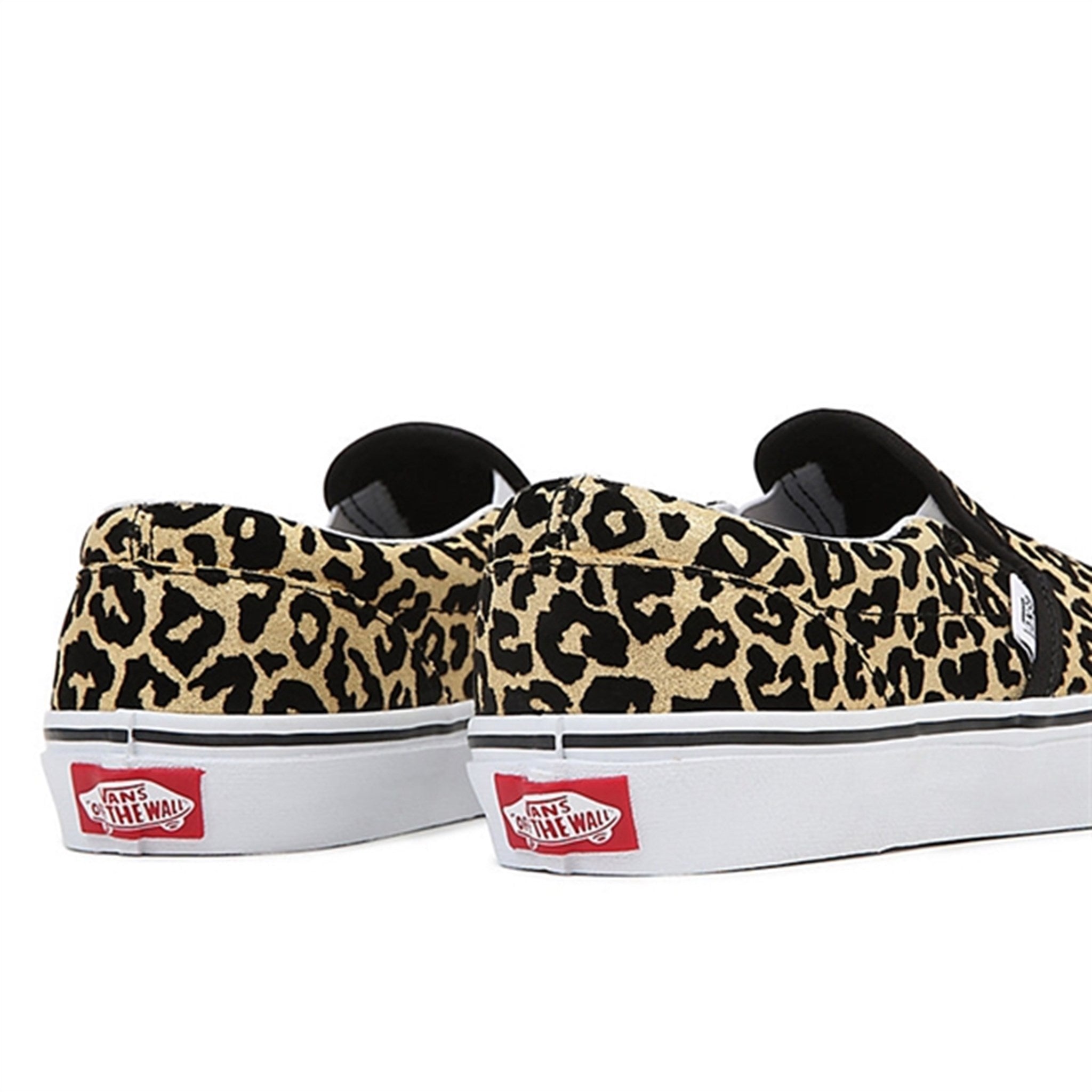 VANS New Classic Slip-On Women's top Leopard Low Top Designer Sneakers - sz. 6 1/2