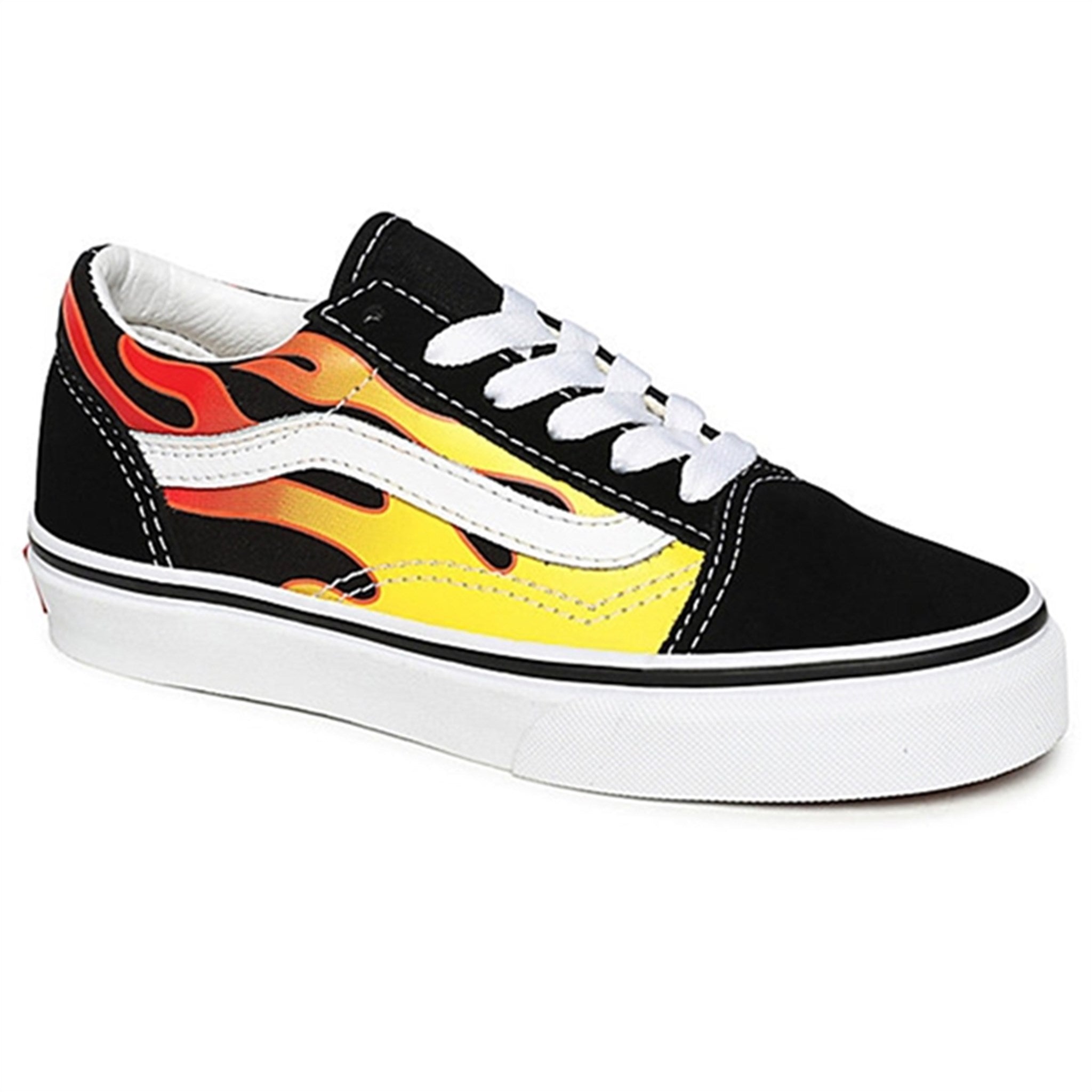 VANS UY Old Skool Flame Sneakers Black True White Luksusbaby COM