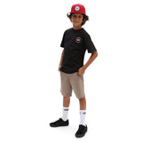 VANS Logo Check T-shirt Black 2