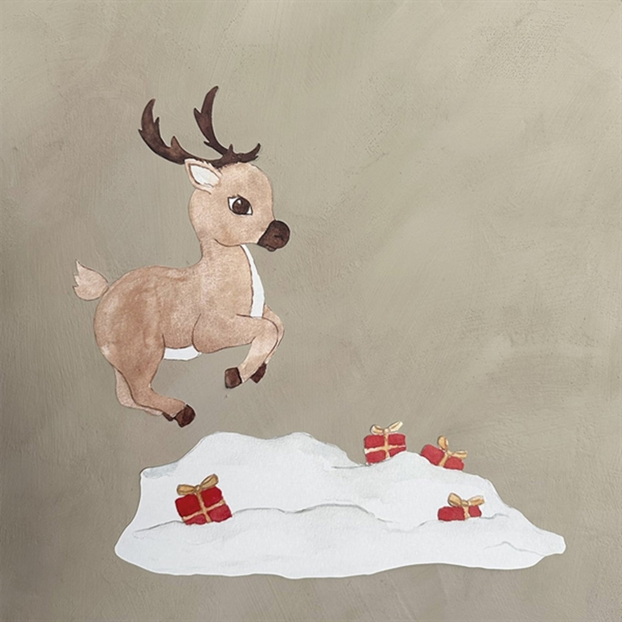 That's Mine Wallstickers Rudolph And Gifts Multi