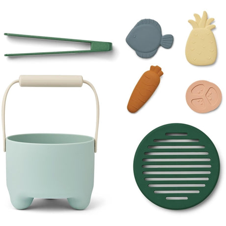 Liewood Wesley BBQ Play Set Ice Blue Multi Mix