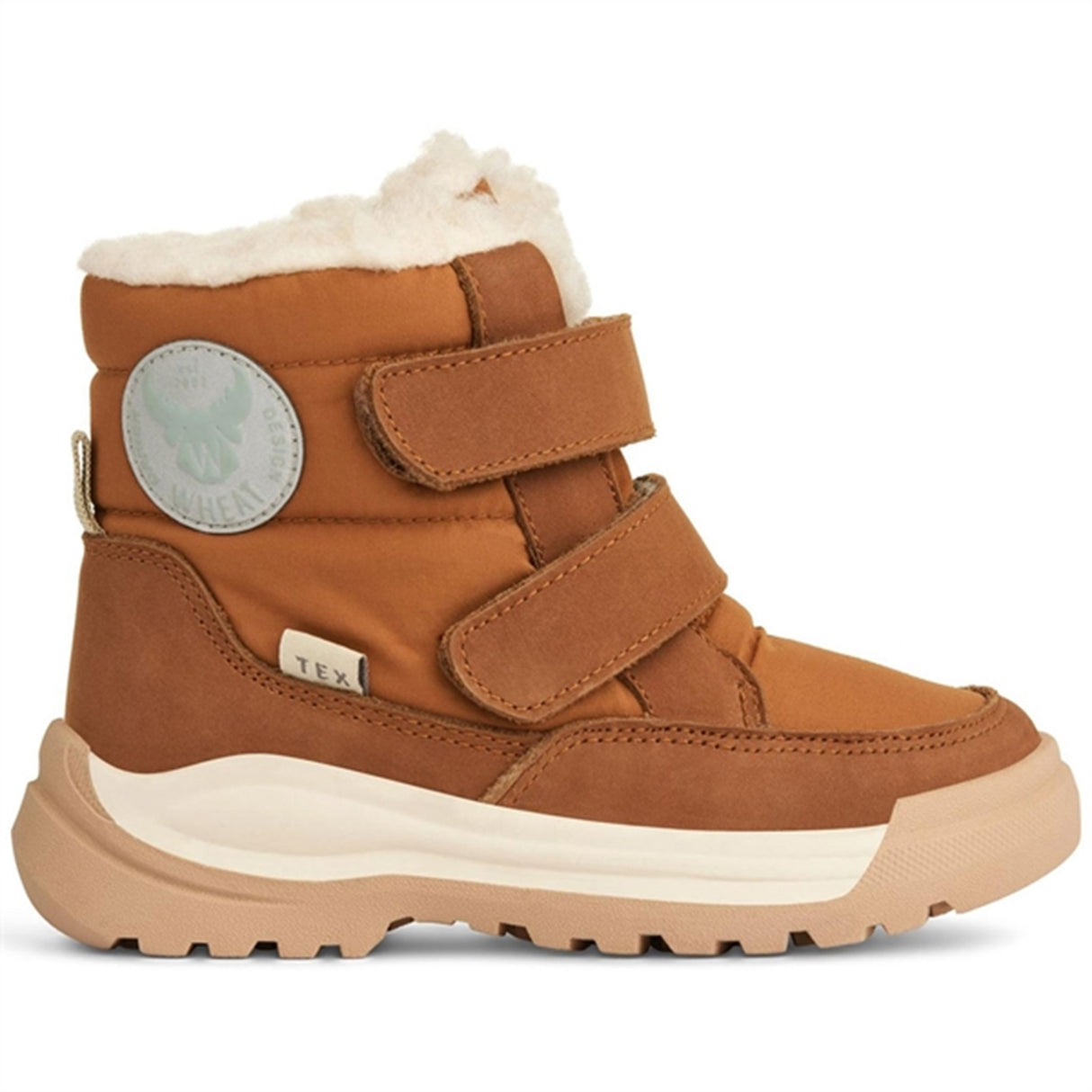 Wheat Winter Boots Millas Double Velcro Tex Cognac 2