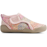 Wheat Beach Shoe Shawn Rainbow Flowers 2