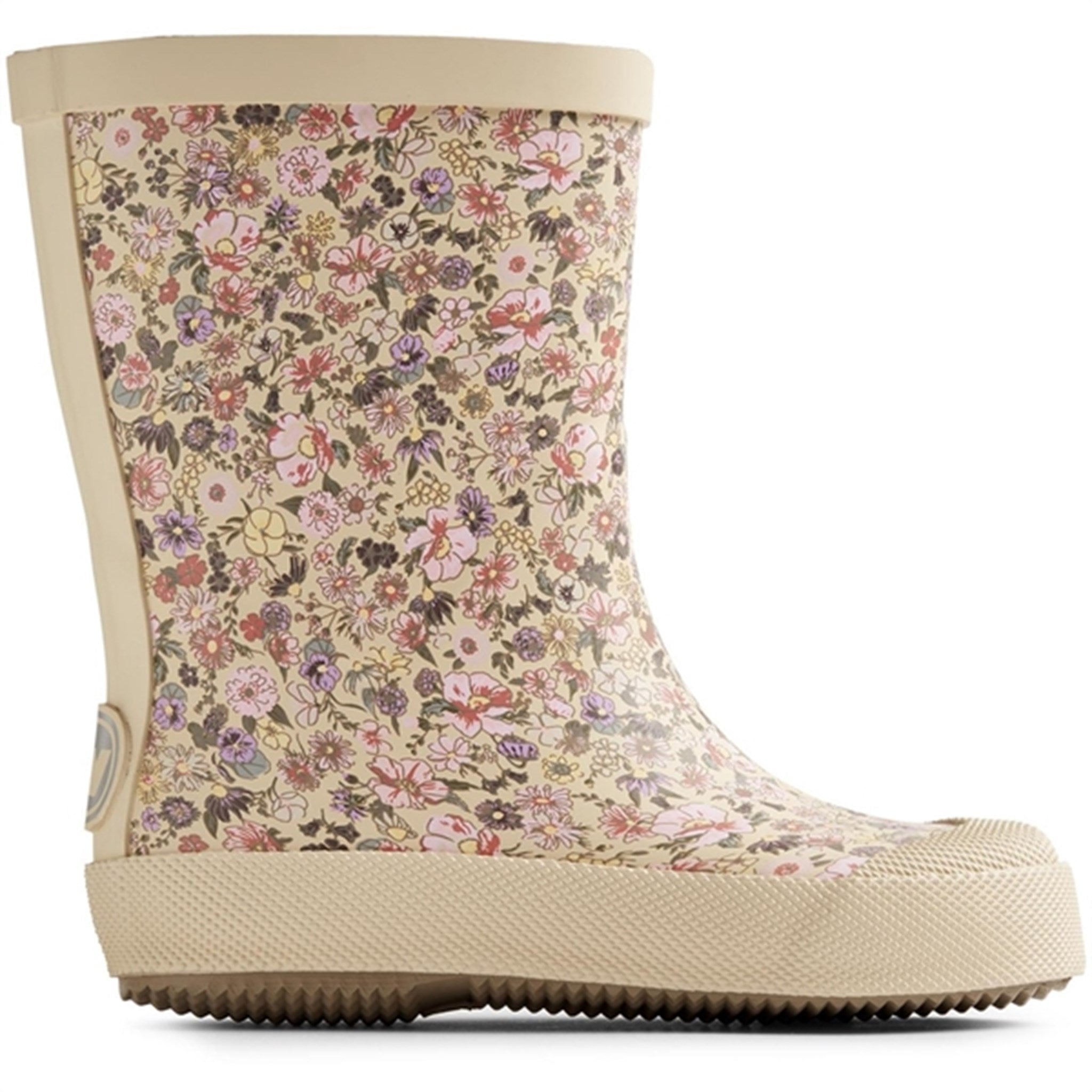 Wheat Rubber Boot Print Muddy Clam Multi Flowers 2